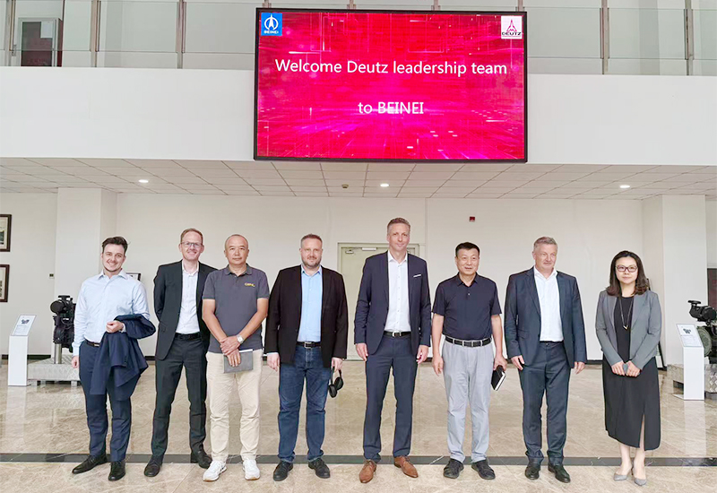 Germany's Deutz visits and exchanges at Beinei (Tianjin) Technology Co., Ltd